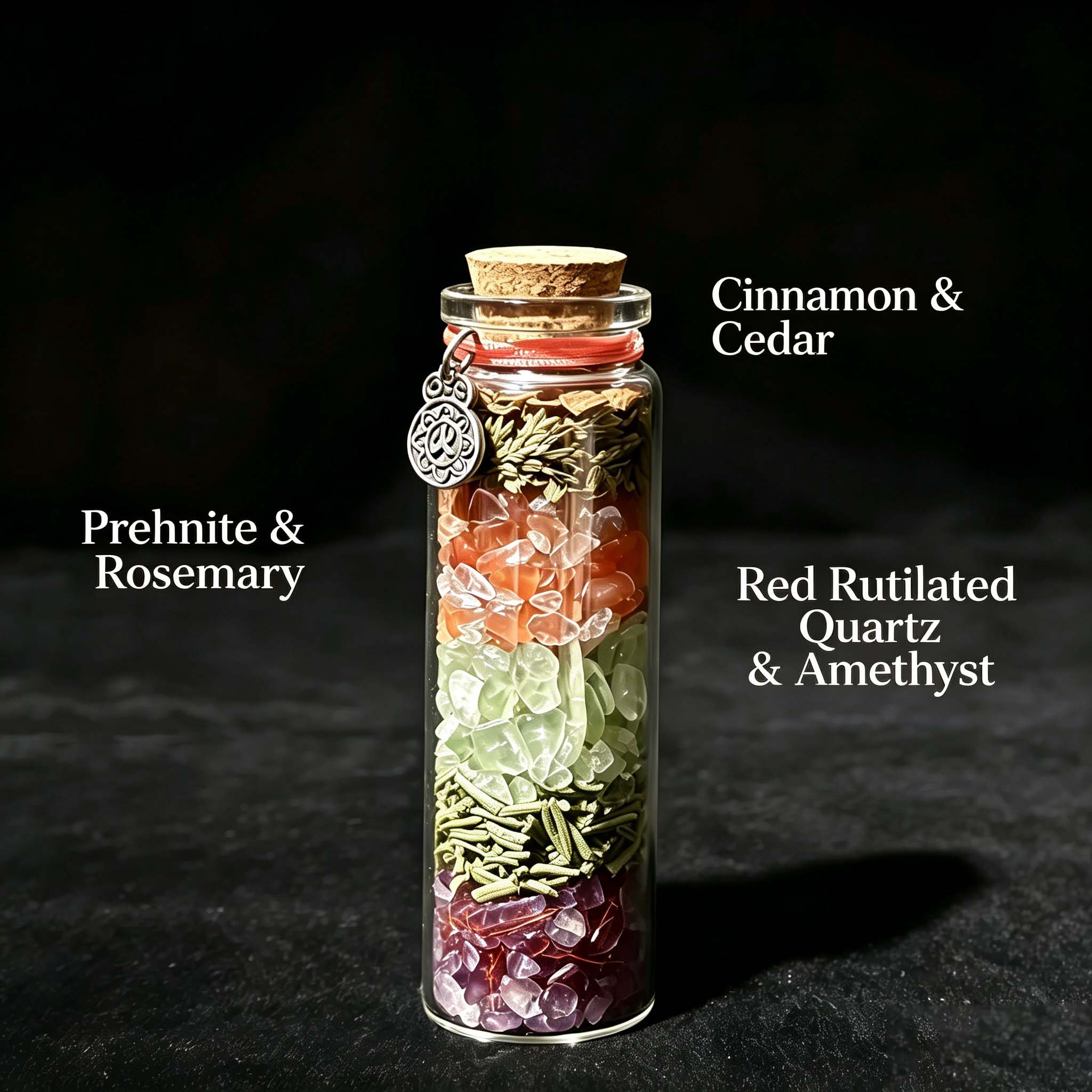 The Sacred Spark Vial - Ding Fire Inner Light and Courage