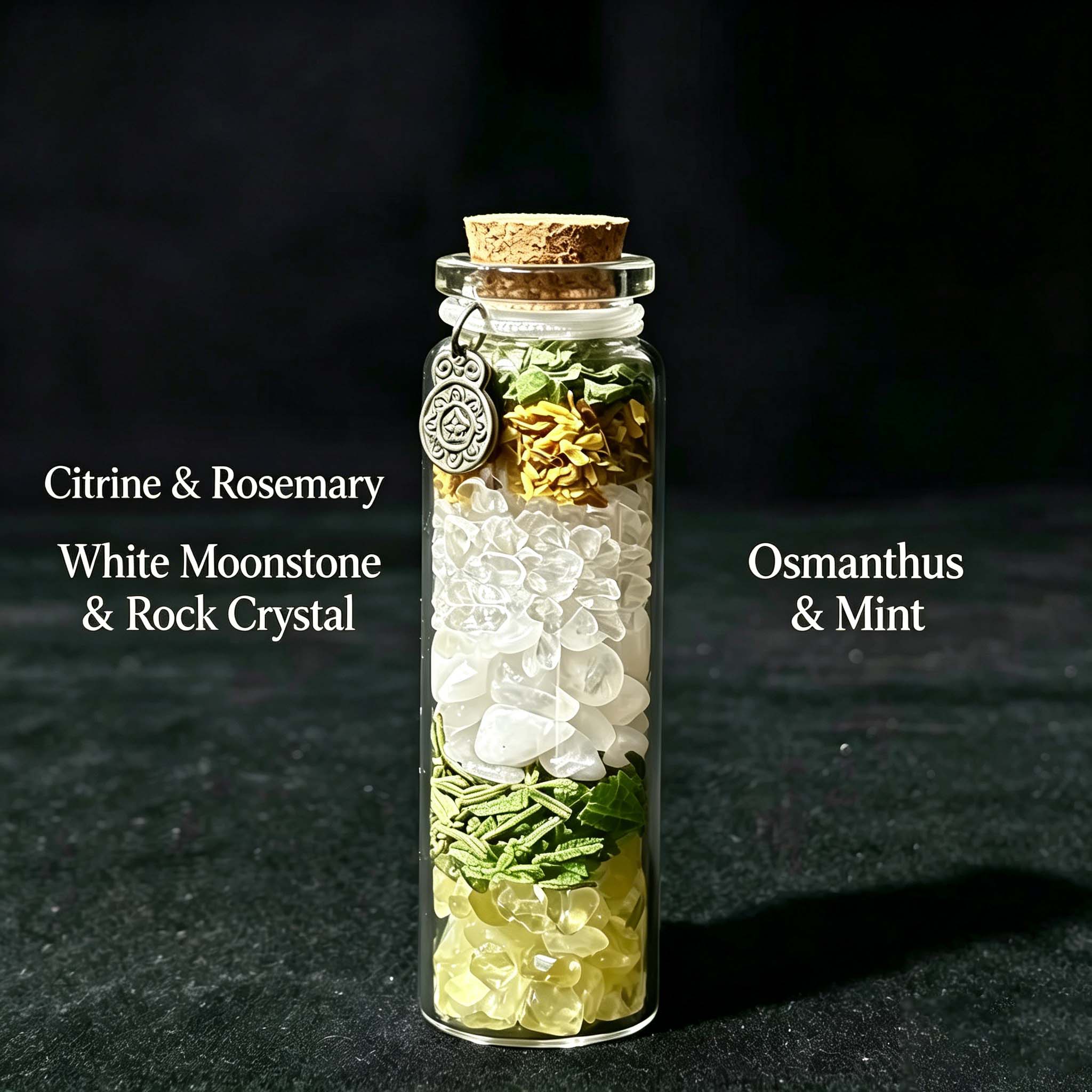 Sword & The Soil Vial - Geng Metal for Clarity and Protection